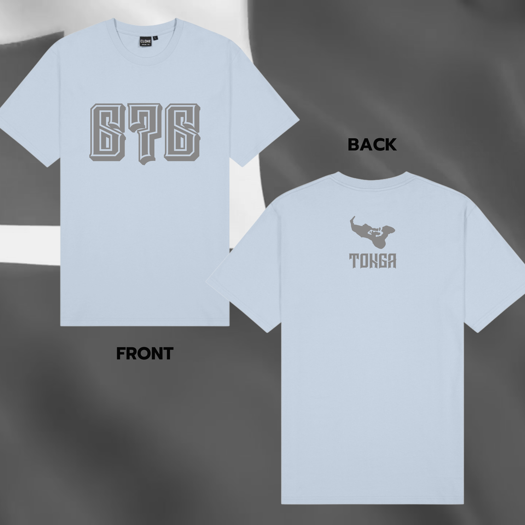 Rep the Code Tee - Pale Sky