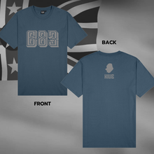 Load image into Gallery viewer, Rep the Code Tee - Bluestone
