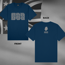 Load image into Gallery viewer, Rep the Code Tee - Navy
