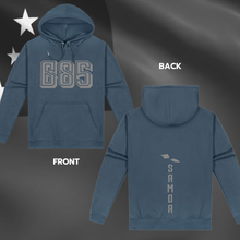 Load image into Gallery viewer, Rep the Code Hoodie - Bluestone
